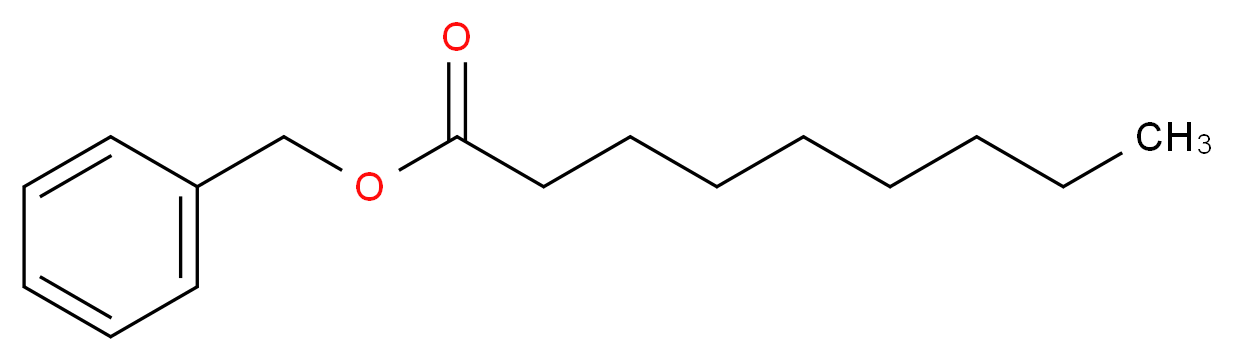 BENZYLPELARGONATE_分子结构_CAS_6471-66-5)