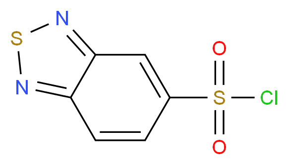 2,1,3-benzothiadiazole-5-sulfonyl chloride_分子结构_CAS_337508-60-8)