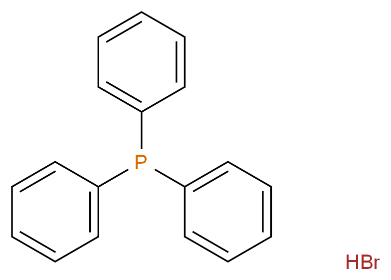 三苯基膦氢溴酸盐_分子结构_CAS_6399-81-1)
