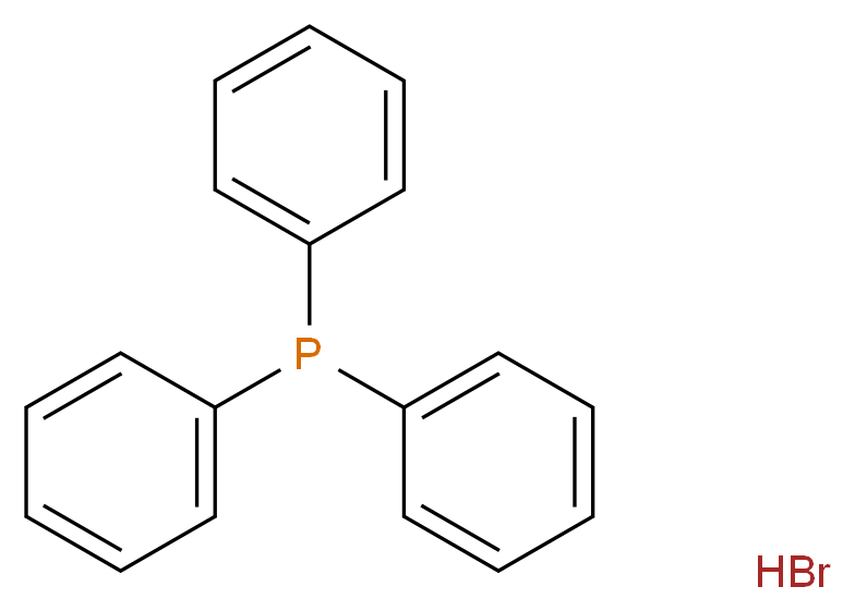 Triphenylphosphine hydrobromide 97%_分子结构_CAS_6399-81-1)