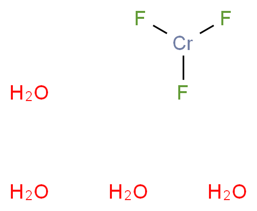 trifluorochromium tetrahydrate_分子结构_CAS_123333-98-2