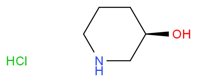 (R)-3-HYDROXYPIPERIDINE HYDROCHLORIDE_分子结构_CAS_198976-43-1)