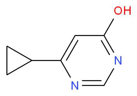 6-cyclopropylpyrimidin-4-ol_分子结构_CAS_)