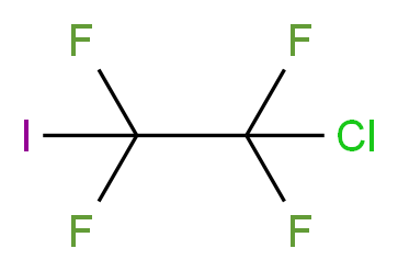 1-chloro-1,1,2,2-tetrafluoro-2-iodoethane_分子结构_CAS_421-78-3