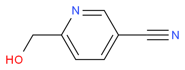 6-(hydroxymethyl)pyridine-3-carbonitrile_分子结构_CAS_31795-61-6