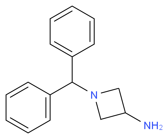 1-Benzhydrylazetidin-3-amine_分子结构_CAS_40432-52-8)