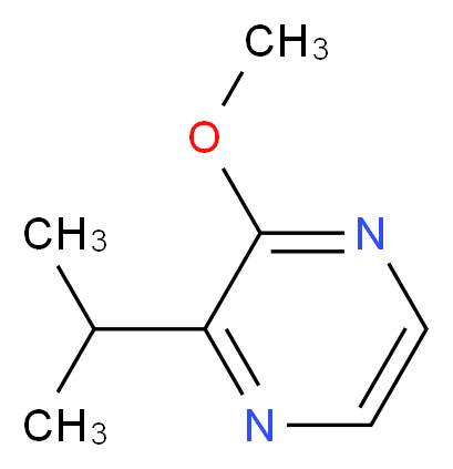 2-Methoxy-3-Isopropylpyrazine_分子结构_CAS_25773-40-4)