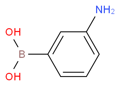 3-Aminophenylboronic acid_分子结构_CAS_30418-59-8)