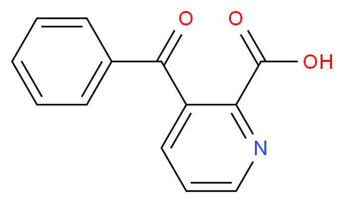 3-苯甲酰吡啶-2-羧酸_分子结构_CAS_64362-32-9)