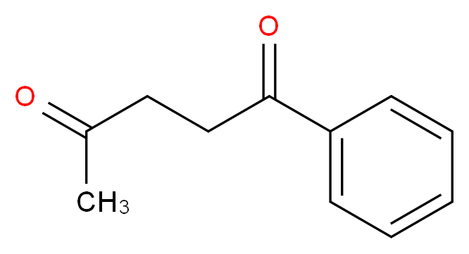 1-phenylpentane-1,4-dione_分子结构_CAS_583-05-1