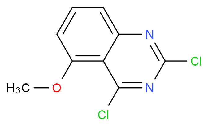 2,4-dichloro-5-methoxyquinazoline_分子结构_CAS_61948-59-2