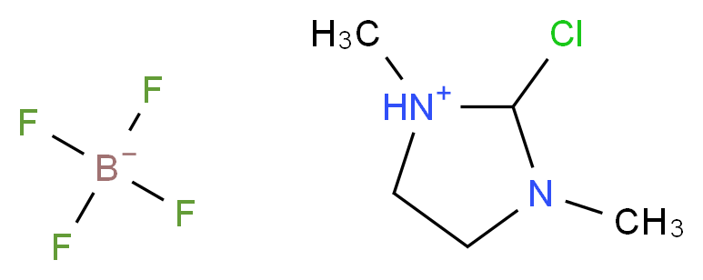 2-chloro-1,3-dimethylimidazolidinium tetrafluoroborate_分子结构_CAS_153433-26-2)