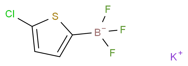 Potassium 2-chlorothiophene-5-trifluoroborate_分子结构_CAS_1190883-05-6)