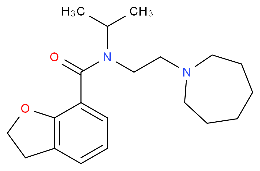 N-(2-azepan-1-ylethyl)-N-isopropyl-2,3-dihydro-1-benzofuran-7-carboxamide_分子结构_CAS_)