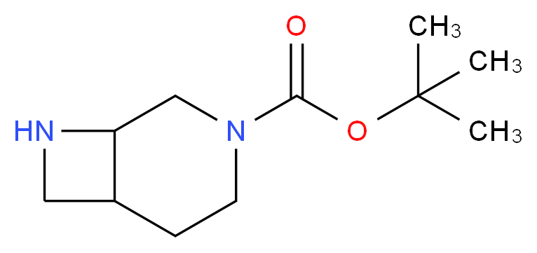 tert-butyl 3,8-diazabicyclo[4.2.0]octane-3-carboxylate_分子结构_CAS_928754-14-7)