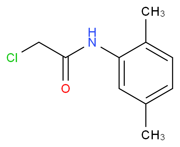 2-Chloro-N-(2,5-dimethylphenyl)acetamide_分子结构_CAS_)