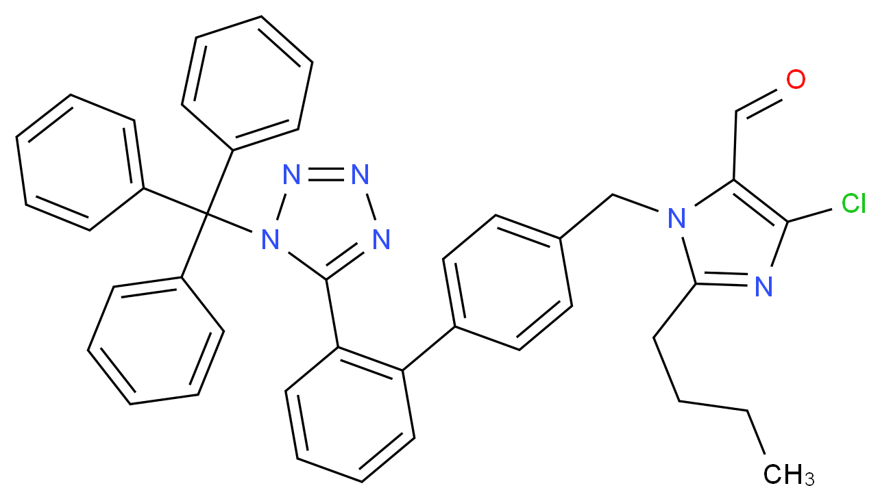 N-Trityl Losartan Carboxaldehyde_分子结构_CAS_120568-18-5)