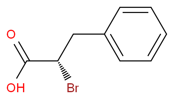 (S)-2-溴-3-苯基丙酸_分子结构_CAS_35016-63-8)