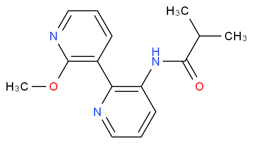 N-(2'-methoxy-2,3'-bipyridin-3-yl)-2-methylpropanamide_分子结构_CAS_)