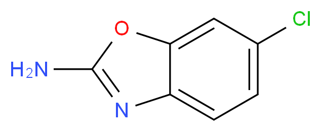 6-chloro-1,3-benzoxazol-2-amine_分子结构_CAS_52112-68-2
