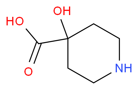 4-hydroxypiperidine-4-carboxylic acid_分子结构_CAS_50289-06-0
