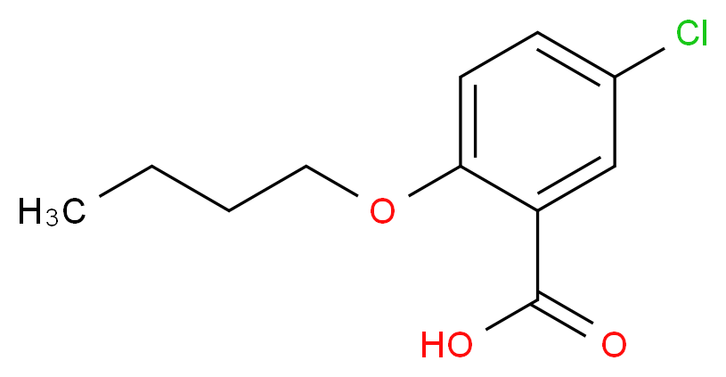 2-Butoxy-5-chlorobenzoic acid_分子结构_CAS_)