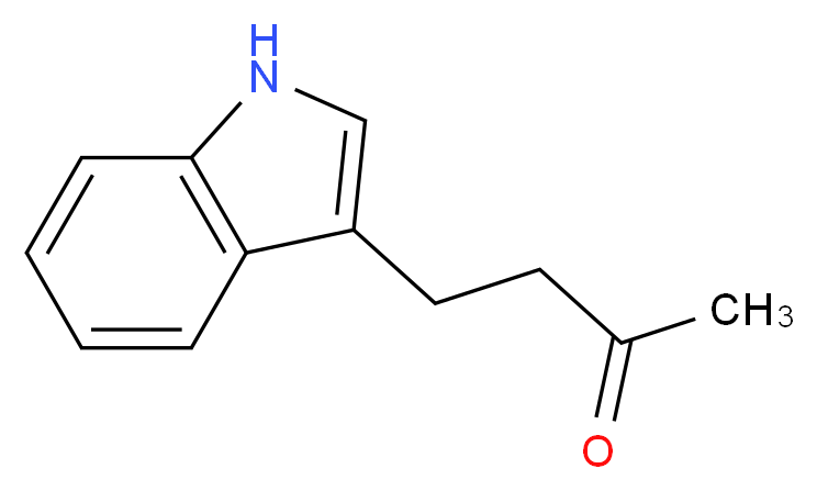 4-(1H-indol-3-yl)butan-2-one_分子结构_CAS_5541-89-9)