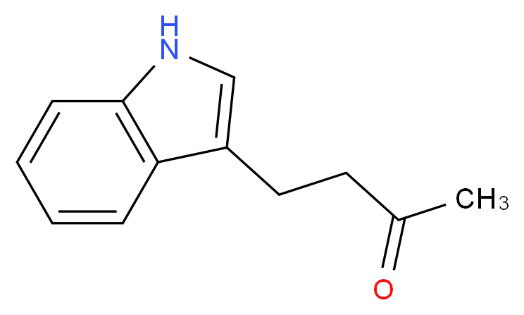 4-(1H-Indol-3-yl)butan-2-one_分子结构_CAS_5541-89-9)