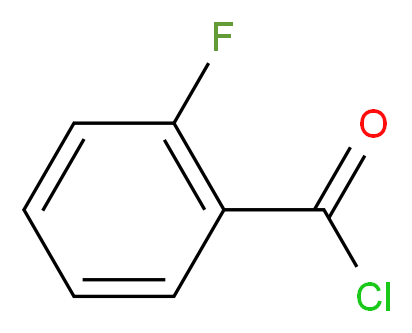 2-fluorobenzoyl chloride_分子结构_CAS_393-52-2