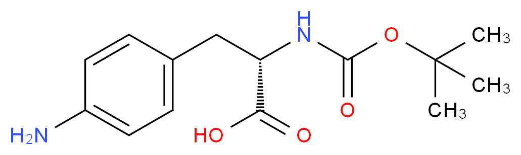 Boc-L-4-Aminophenylalanine_分子结构_CAS_55533-24-9)