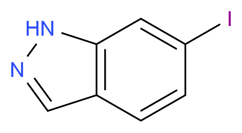 6-Iodo-1H-indazole_分子结构_CAS_261953-36-0)