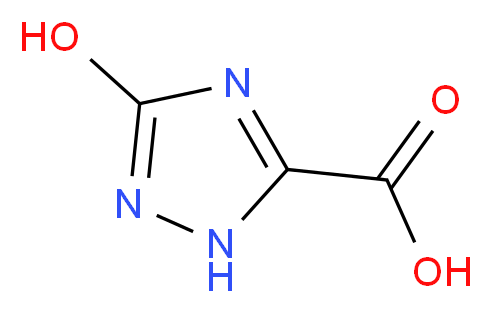 5-HYDROXY-1H-1,2,4-TRIAZOLE-3-CARBOXYLIC ACID_分子结构_CAS_4538-16-3)