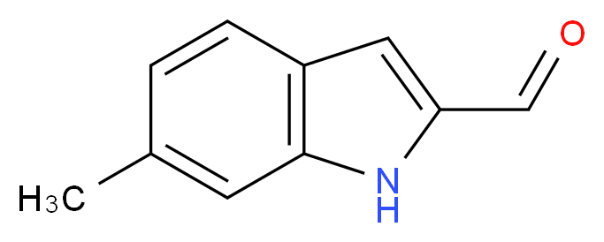 6-methyl-1H-indole-2-carbaldehyde_分子结构_CAS_56813-20-8