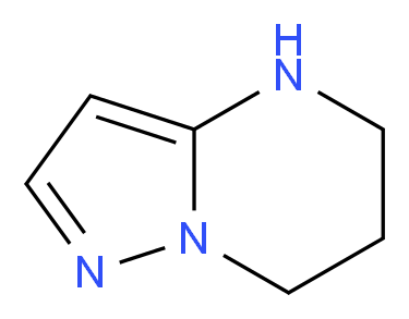 4H,5H,6H,7H-pyrazolo[1,5-a]pyrimidine_分子结构_CAS_126352-69-0