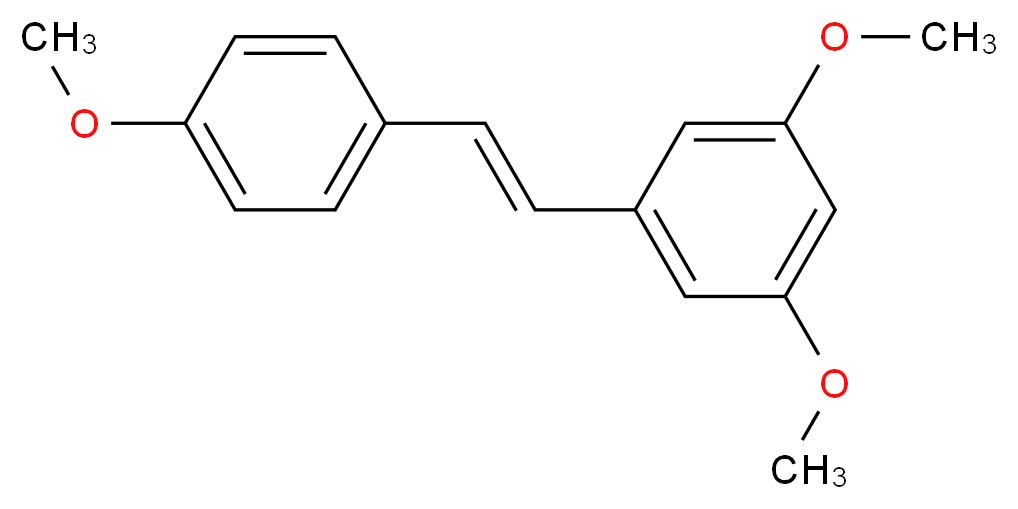 Resveratrol Trimethyl Ether_分子结构_CAS_22255-22-7)