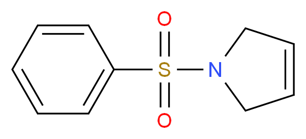 1-(Phenylsulfonyl)-2,5-dihydro-1H-pyrrole_分子结构_CAS_16851-71-1)