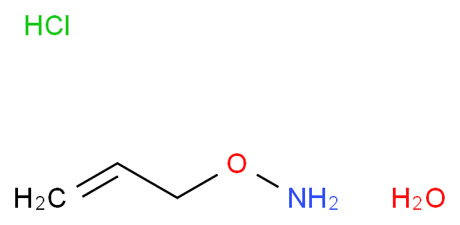 O-(prop-2-en-1-yl)hydroxylamine hydrate hydrochloride_分子结构_CAS_206557-03-1