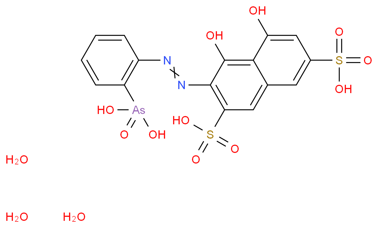 ARSENAZO I TRIHYDRATE_分子结构_CAS_520-10-5)