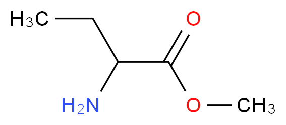 METHYL 2-AMINOBUTANOATE_分子结构_CAS_55410-21-4)