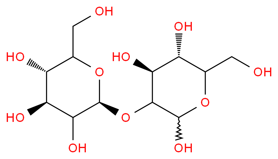 (3S,4S,6S)-2-(hydroxymethyl)-6-{[(4S,5S)-2,4,5-trihydroxy-6-(hydroxymethyl)oxan-3-yl]oxy}oxane-3,4,5-triol_分子结构_CAS_50728-38-6