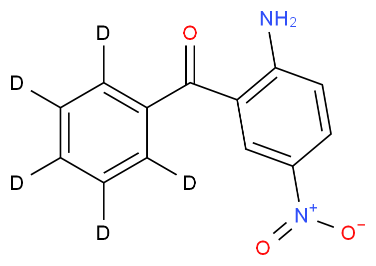 5-Amino-2-nitrobenzophenone-d5_分子结构_CAS_)