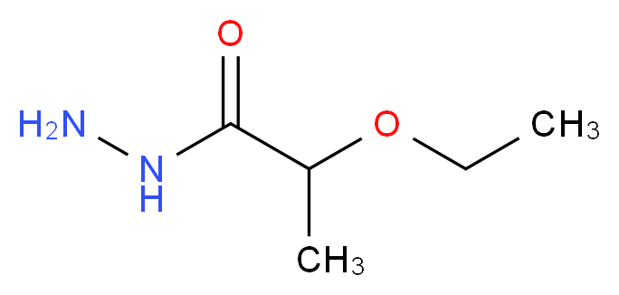 2-ethoxypropanohydrazide_分子结构_CAS_1049750-01-7)