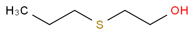 2-(propylsulfanyl)ethan-1-ol_分子结构_CAS_22812-90-4