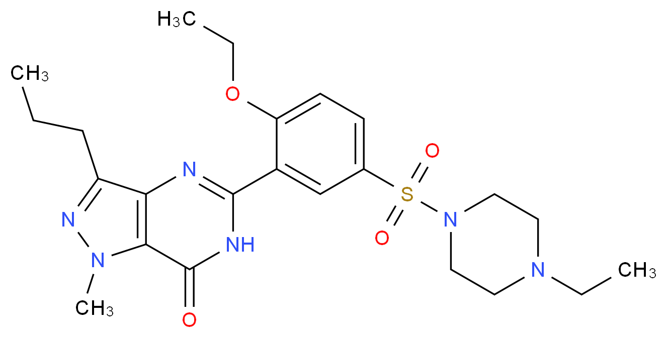 Homo Sildenafil_分子结构_CAS_642928-07-2)