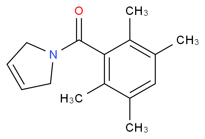 1-(2,3,5,6-tetramethylbenzoyl)-2,5-dihydro-1H-pyrrole_分子结构_CAS_)