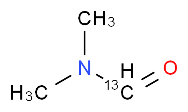 N,N-dimethyl(1-<sup>1</sup><sup>3</sup>C)formamide_分子结构_CAS_32488-43-0