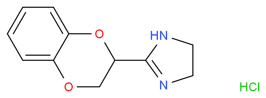 Idazoxan Hydrochloride_分子结构_CAS_79944-56-2)