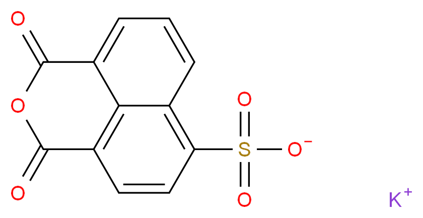 potassium 2,4-dioxo-3-oxatricyclo[7.3.1.0<sup>5</sup>,<sup>1</sup><sup>3</sup>]trideca-1(13),5,7,9,11-pentaene-8-sulfonate_分子结构_CAS_71501-16-1