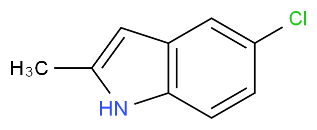 5-Chloro-2-methylindole_分子结构_CAS_1075-35-0)