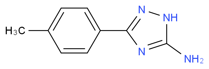 5-(4-methylphenyl)-4H-1,2,4-triazol-3-amine_分子结构_CAS_51884-11-8)